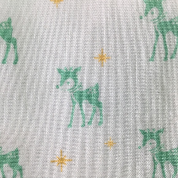 β¨White Mid-century Modern Reindeer Coasters, Hand Made Set of 2β¨ - Picture 5 of 12